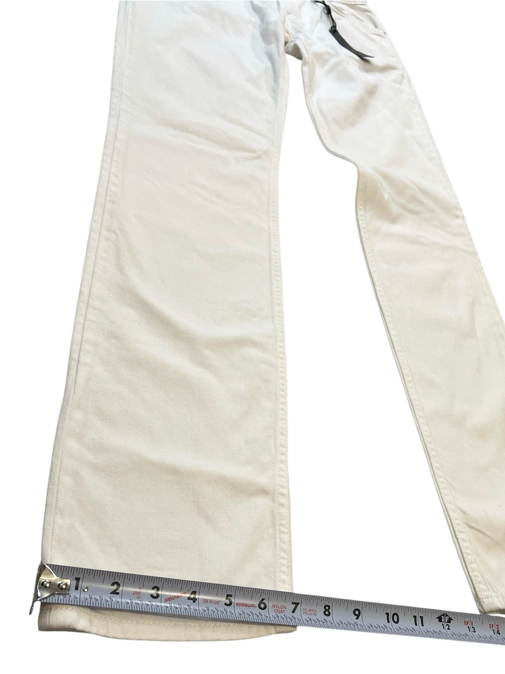 Rag & Bone New York Piper, Low-Rise Straight Leg, What/Tan Wash, Size 25 - Picture 10 of 16